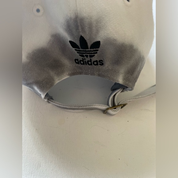 NWT Adidas Originals One Size Precurved Color Wash Tie-Dye Hat, Gray White. MEN - Picture 13 of 16